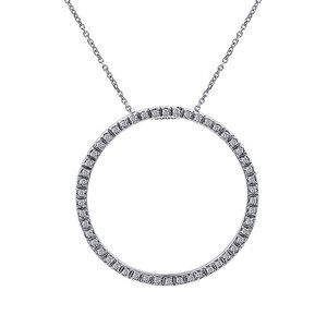 0.45 Carat Diamond Sparkling Eternity Pendant
